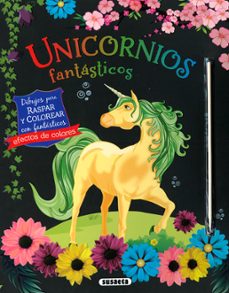 unicornios fantasticos para raspar y colorear-9788467799989