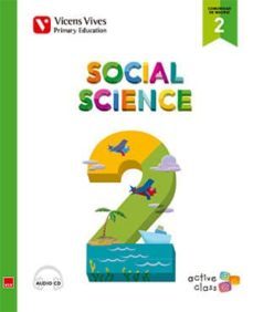 social science 2. comunidad de madrid. book + cd. (active class) 2º educacion primaria madrid ingles-9788468229089