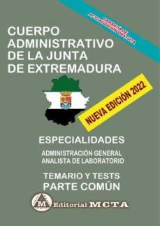 cuerpo administrativo temario comun (temas y tests) junta de extremadura-9788482195889