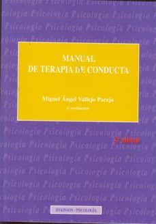 manual de terapia de conducta tomo i-9788490310489