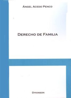 derecho de familia-angel acedo penco-9788490313589