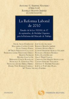 la reforma laboral 2010 estudio de la ley 35/2010-9788499037189