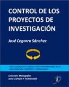 control de los proyectos de investigacion (ebook)-jose cegarra sanchez-9788499693989