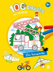 100 dibujos para colorear - los transportes-9789403243689