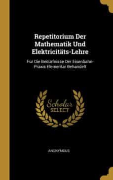 repetitorium der mathematik und elektricitats-lehre-9780270933499