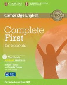 complete first for schools workbook without answers with audio cd (solo portugal)-9781107671799