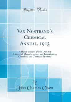 van nostrands chemical annual, 1913-9781396503399
