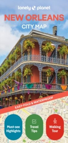 lonely planet new orleans city map-9781787015999