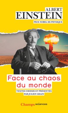 face au chaos du monde-albert einstein-9782080148599