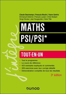 maths tout-en-un psi/psi* - 3e ed. (ebook)-claude deschamps-françois moulin-yoann gentric-9782100894499