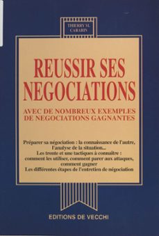 reussir ses negociations (ebook)-thierry m. carabin-9782402240499