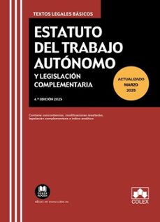 estatuto del trabajo autonomo y legislacion complementaria 2-alfonso ortega gimenez-9788411949699