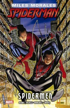 miles morales spider-man 2 spidermen-brian michael bendis-sara pichelli-david marquez-9788413344799