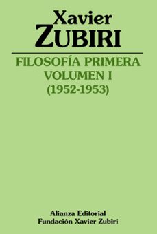 filosofía primera (1952-1953) (vol. i)-xavier zubiri-9788413621999
