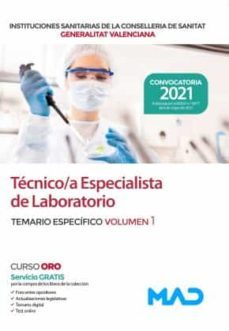 tecnico/a especialista de laboratorio de las instituciones sanitarias de la conselleria de sanitat de la generalitat valenciana-9788414246399