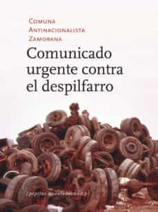 comunicado urgente contra el despilfarro-9788415862499