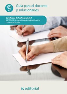 (i.b.d.) sscg0112 promocion y participacion de la comunidad sorda guia para el docente y solucionarios-s.l. innovacion y cualificacion-9788417026899