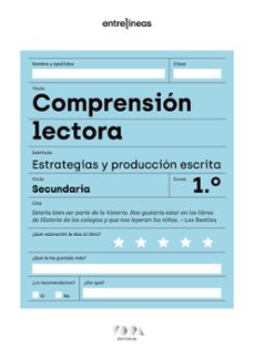entrelineas 1. comprension lectora estrategias y produccion escrita (secundaria)-9788418353499