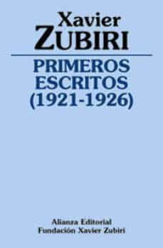 primeros escritos (1921-1926)-xavier zubiri-9788420690599