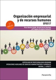 (uf0517) organización empresarial y de recursos humanos-9788428362399