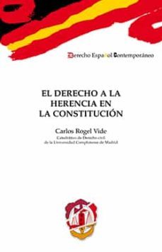 derecho a la herencia en la constitucion-9788429019599