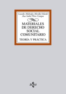 materiales de derecho social comunitario-9788430954599