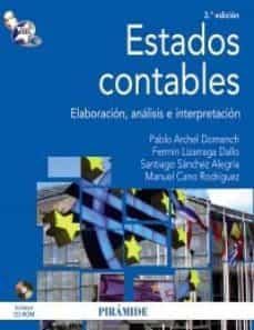 estados contables: elaboracion, analisis e interpretacion (3ª ed. )-9788436823899