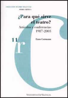 para que sirve el teatro-9788437064499