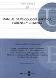manual de psicologia juridica, forense y criminal-9788447534999