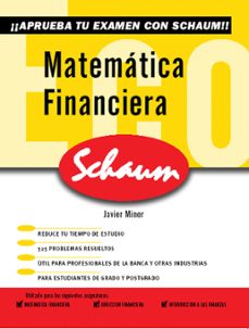 (i.b.d.) matematica financiera  (publidisa)-javier miner-9788448198299