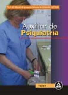 auxiliar de psiquiatria, prueba libre: test-9788466507899