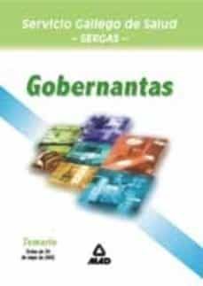 gobernantas (sergas): temario-9788466514699