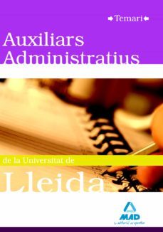auxiliars administratius de la universitat de lleida. temari-9788467644999