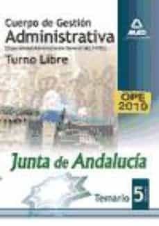 cuerpo de gestion administrativa especialidad administracion gene ral (a2 1100). turno libre. temario vol. v-9788467651799
