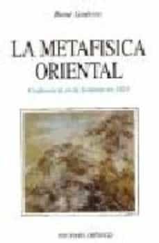 la metafisica oriental: conferencia en la sorbona en 1925-rene guenon-9788477204299