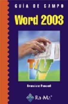 guia de campo de word 2003-9788478978199