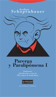 parerga y paralipomena i-arthur schopenhauer-9788481648799