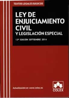 ley de enjuiciamiento civil y legislacion especial-9788483424599