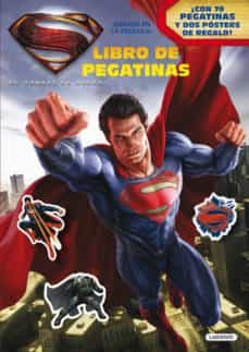 el hombre de acero. libro de pegatinas-9788484837299