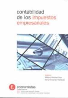 contabilidad de los impuestos empresariales-antonio martinez arias-9788486658199