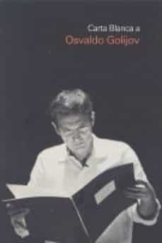carta blanca a osvaldo golijov-9788487075599