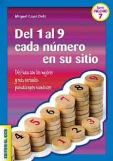 del 1 al 9 cada numero en su sitio (ebook)-9788490235799