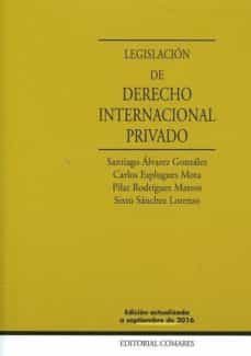 legislacion de derecho internacional privado (19ª ed.)-9788490454299