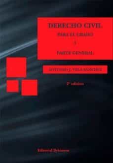 derecho civil para el grado i. parte general-9788490858899
