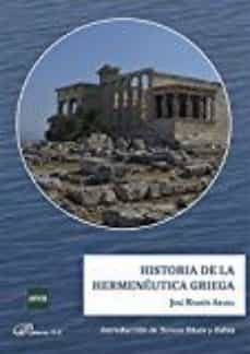 historia de la hermeneutica griega-9788490859599
