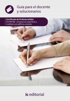 (i.b.d.) sscm0108 limpieza de superficies y mobiliario en edificios y locales.  guia para el docente y solucionarios-s.l. innovacion y cualificacion-9788491986799