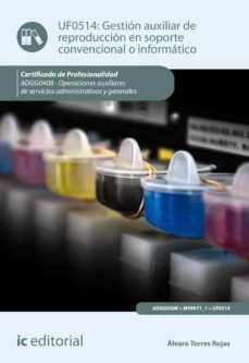 gestion auxiliar de reproduccion en soporte convencional o informatico. adgg0408 (ebook)-9788491989899