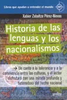 historia de las lenguas y los nacionalismos-xavier zabaltza perez nievas-9788497845199