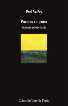 poemas en prosa-paul valery-9788498954999