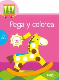 pega y colorea: 2-3 años (rosa)-9789037493399